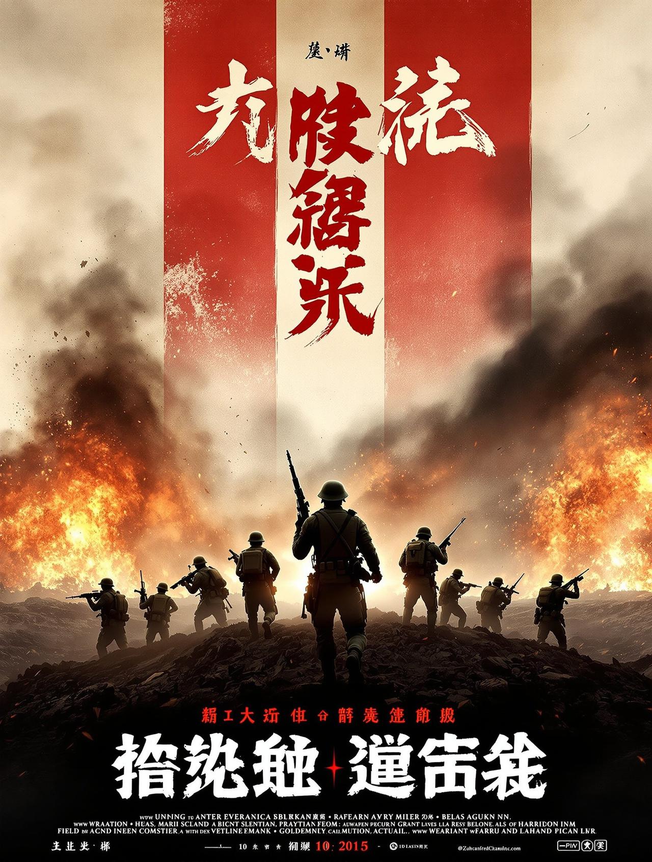 《烽火少年》高清海报 - 日韩一级视频青春抗战剧